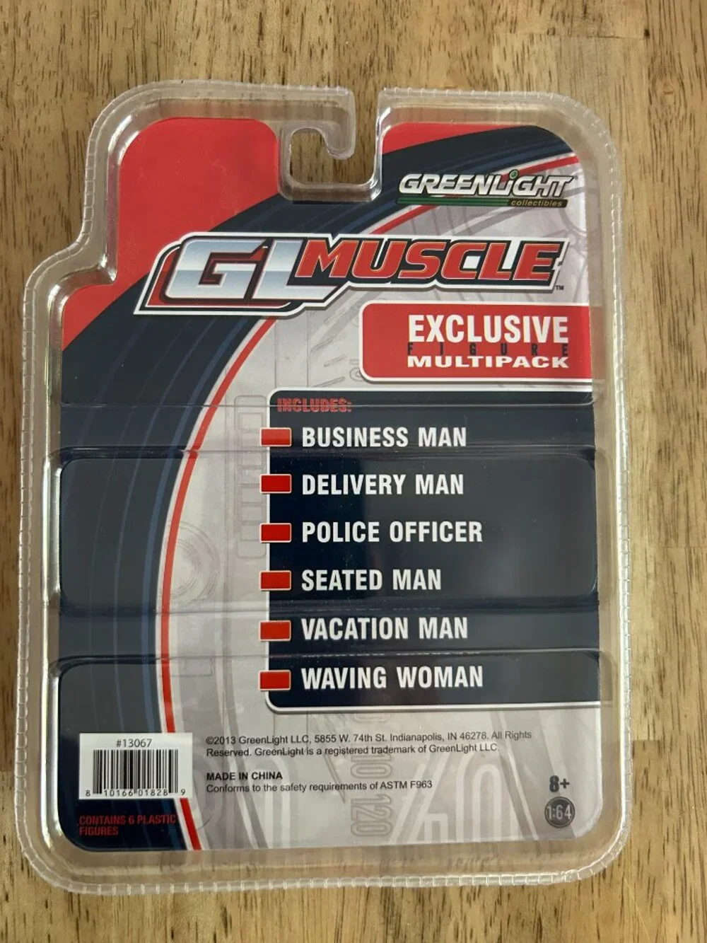 GREENLIGHT GL MUSCLE EXCLUSIVE 6PC FIGURES ~ FIRST YEAR 2013 ~ NEW!